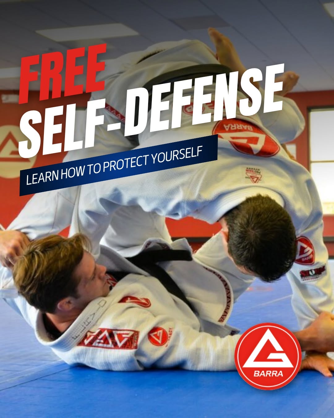 Adult Brazilian Jiu-Jitsu training at Gracie Barra Boca Raton